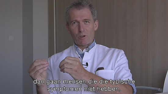 Prof Gheeraert talking about chest pain (Dutch)